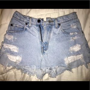 Vintage Levi Jean Shorts